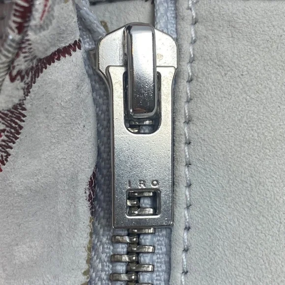 IRO Paris Ceremoni Floral Lamb leather High-rise Shorts size 38 - NWT